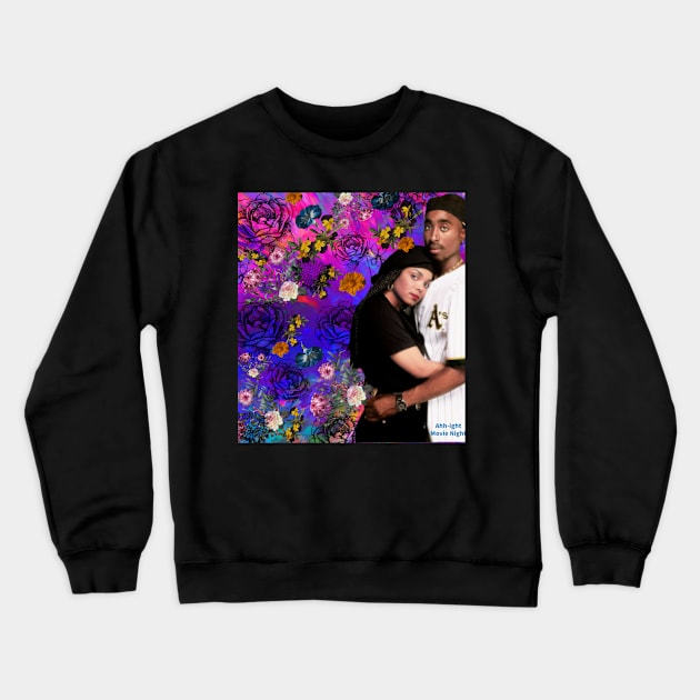 Floral Poetic Justice Crewneck Sweatshirt by Ahh-ight Movie Night